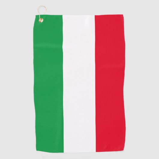 Italië Italiaanse vlag rode witte groene Italië Golfhanddoek (Voorkant)