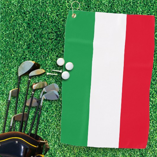 Italië Italiaanse vlag rode witte groene Italië Golfhanddoek