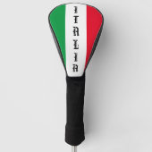 Italië Italiaanse vlag rode witte groene Italië Golfheadcover (Voorkant)