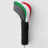 Italië Italiaanse vlag rode witte groene Italië Golfheadcover (Schuin)