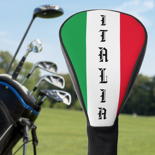 Italië Italiaanse vlag rode witte groene Italië Golfheadcover