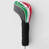 Italië Italiaanse vlag rode witte groene Italië Golfheadcover (Schuin)