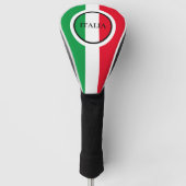 Italië Italiaanse vlag rode witte groene Italië Golfheadcover (Voorkant)