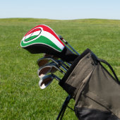 Italië Italiaanse vlag rode witte groene Italië Golfheadcover (Insitu)