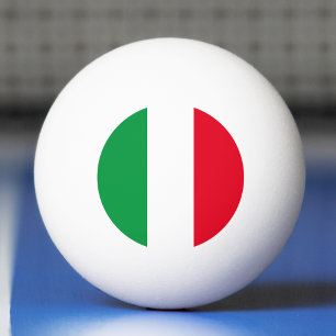 Italië Italiaanse vlag rode witte groene Italië Pingpongbal
