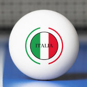 Italië Italiaanse vlag rode witte groene Italië Pingpongbal
