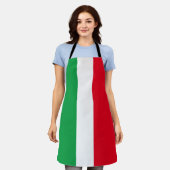 Italië Italiaanse vlag rode witte groene Italië Schort (Gedragen)