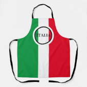 Italië Italiaanse vlag rode witte groene Italië Schort (Voorkant)