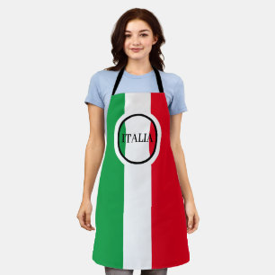 Italië Italiaanse vlag rode witte groene Italië Schort