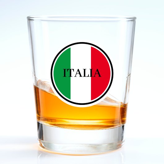 Italië Italiaanse vlag rode witte groene Italië Shot Glas