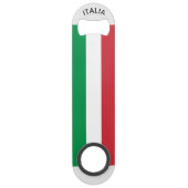 Italië - Italiaanse vlag Speed Flessenopener (Achterkant)