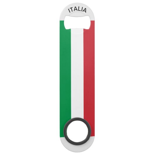 Italië - Italiaanse vlag Speed Flessenopener (Voorkant)