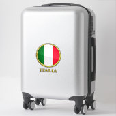 Italië - Italiaanse vlag Sticker (Koffer)