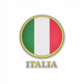 Italië - Italiaanse vlag Sticker (Voorkant)