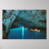 Italië, Italië, Capri, Blue Grotto Poster (Voorkant)