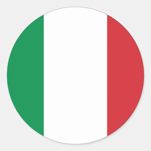 Italië Italië Euro Sticker (Voorkant)