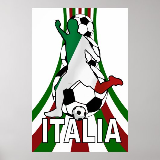 Italië italië, football posters (Voorkant)