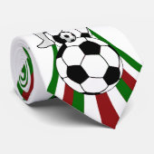 Italië . italië , football van calico voetbal stropdas (Opgerold)