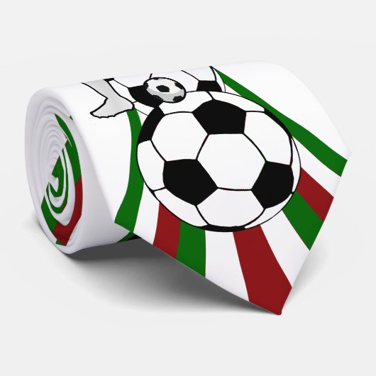 Italië . italië , football van calico voetbal stropdas (Opgerold)