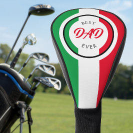 Italië Italië Italiaanse vlag beste vader Vaderdag Golfheadcover