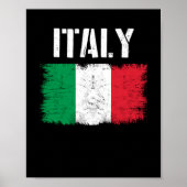  Italië Italië Italiaanse vlag Poster (Voorkant)