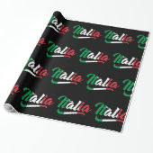 Italië Italië Italië Italië Italiano Pattern Cadeaupapier (Uitgerold)