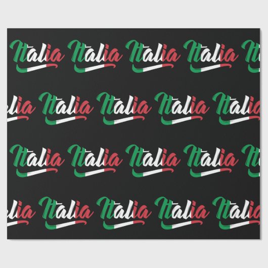 Italië Italië Italië Italië Italiano Pattern Cadeaupapier (Vlak)