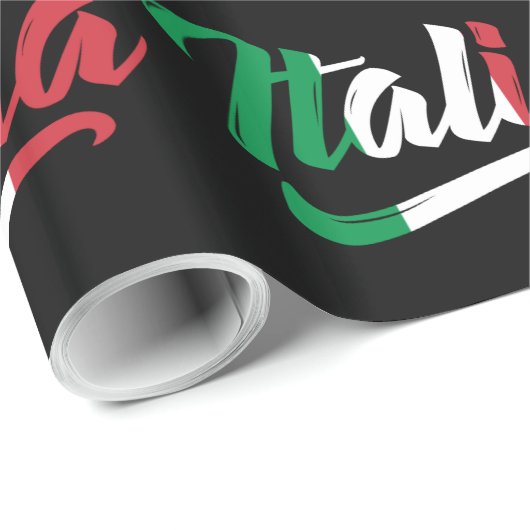 Italië Italië Italië Italië Italiano Pattern Cadeaupapier (Rol Hoek)