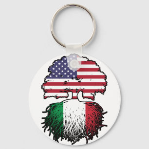 Italië Italië - Verenigde Staten van Amerika Sleutelhanger