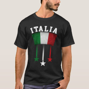 Italië Italië Vlag Embleem Italiaanse Trots Afkoms T-shirt