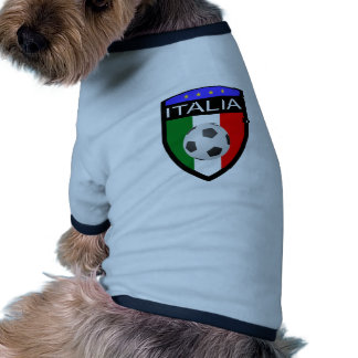 Italië/Italië Vlag Patch - met voetbal T-shirt