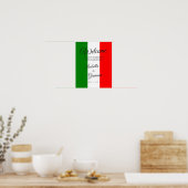 Italië Italië Welkomstbord voor bruiloft Poster (Keuken)