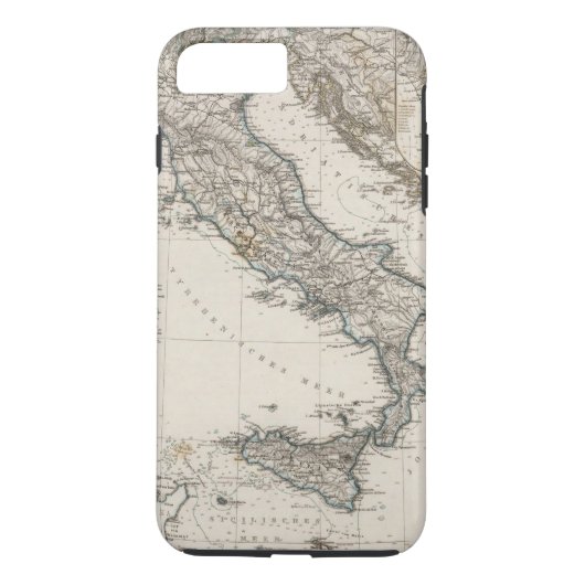 Italië kaart door Stieler Case-Mate iPhone Case (Achterkant)