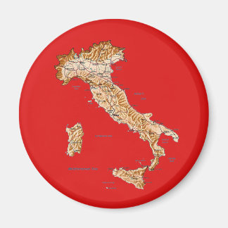 Italië Kaart Magneet
