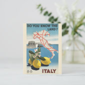  Italië Kaart Reisposter (Staand voorkant)