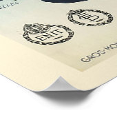  Italië Kaart reizen Poster (Hoek)