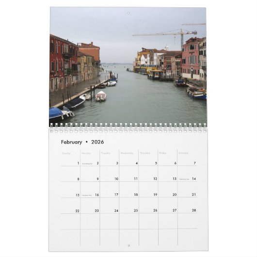 Italië Kalender (Feb 2026)