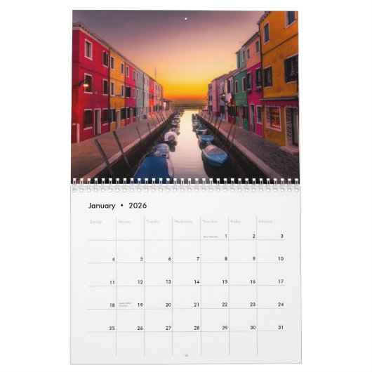 Italië Kalender (Jan 2026)