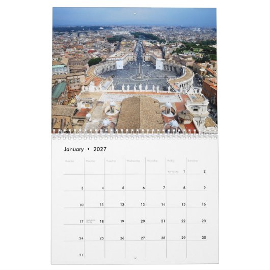 Italië kalender 2012 (Jan 2027)