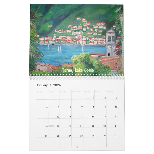 Italië, kalender 2013 (Jan 2026)