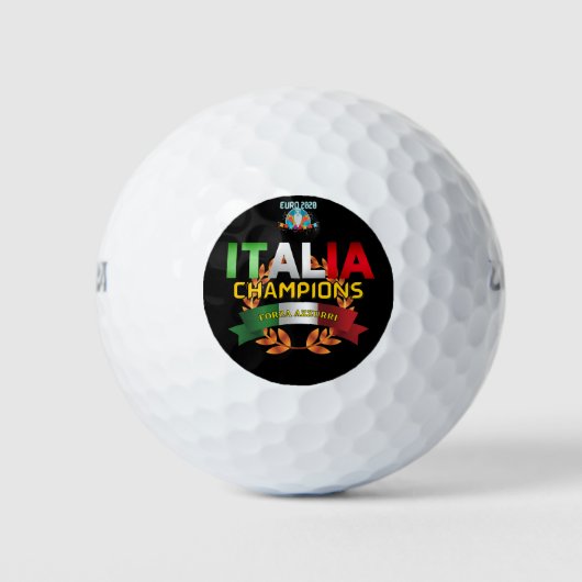 Italië Kampioen Golfballen (Voorkant)