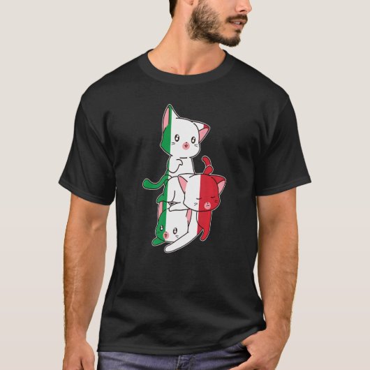 Italië Katten Italië T-shirt (Voorkant)