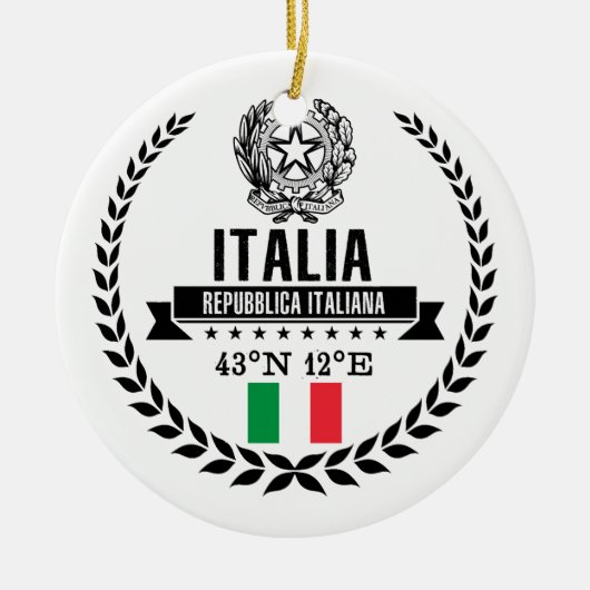 Italië Keramisch Ornament (Voorkant)