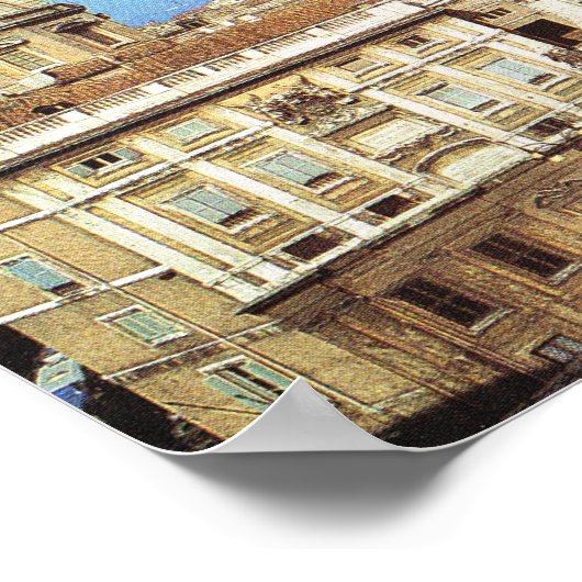  Italië, kerk van S Maria Maggiore Rome Poster (Hoek)