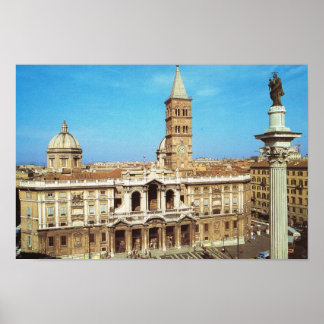  Italië, kerk van S Maria Maggiore Rome Poster