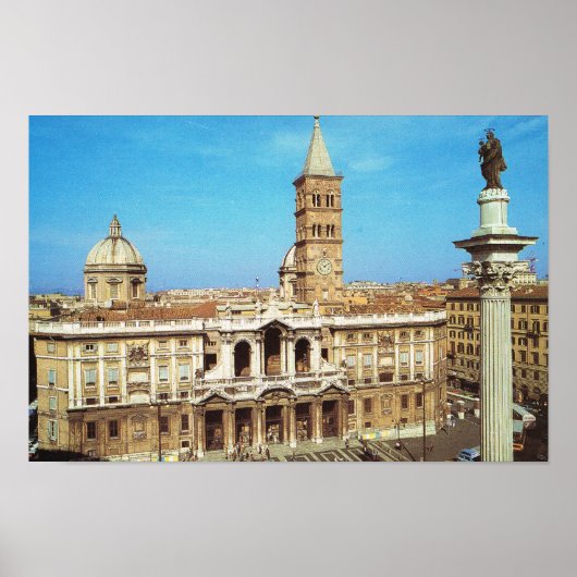  Italië, kerk van S Maria Maggiore Rome Poster (Voorkant)