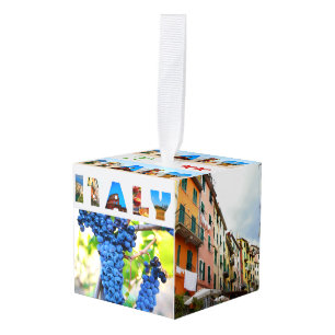 Italië kerstfoto's met vakantie decoratie