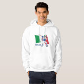 Italië Kind voetbal schooljongen Hoodie (Voorkant volledig)