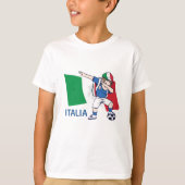 Italië Kind voetbal schooljongen T-shirt (Voorkant)