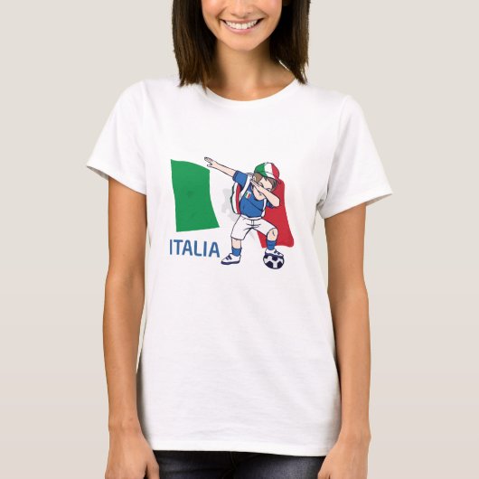 Italië Kind voetbal schooljongen T-shirt (Voorkant)
